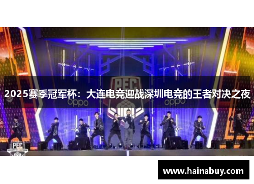 2025赛季冠军杯：大连电竞迎战深圳电竞的王者对决之夜